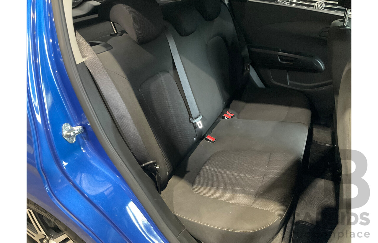 10/2014 Holden Barina CD TM MY14 4d Sedan Boracay Blue Metallic 1.6L