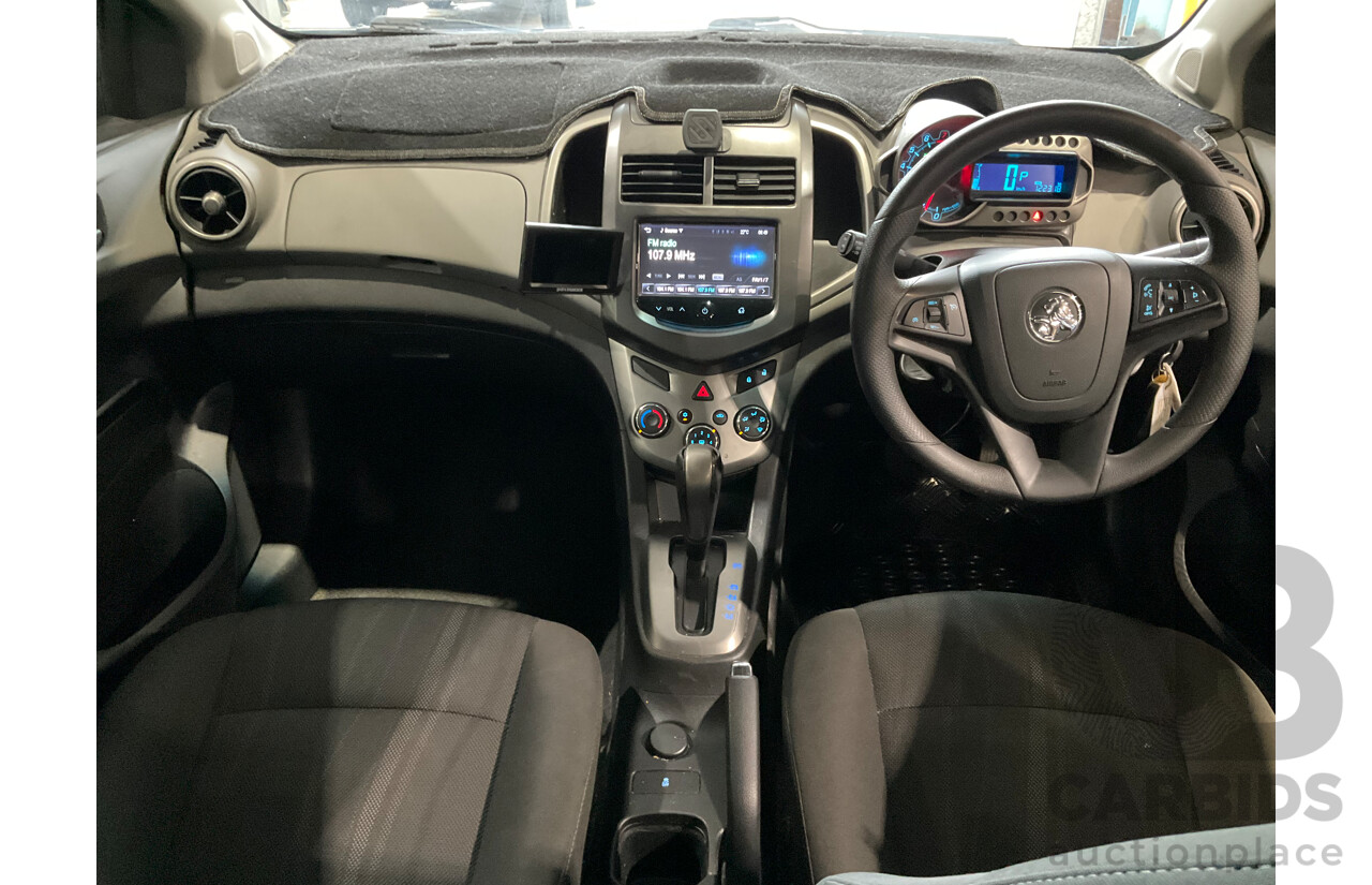 10/2014 Holden Barina CD TM MY14 4d Sedan Boracay Blue Metallic 1.6L