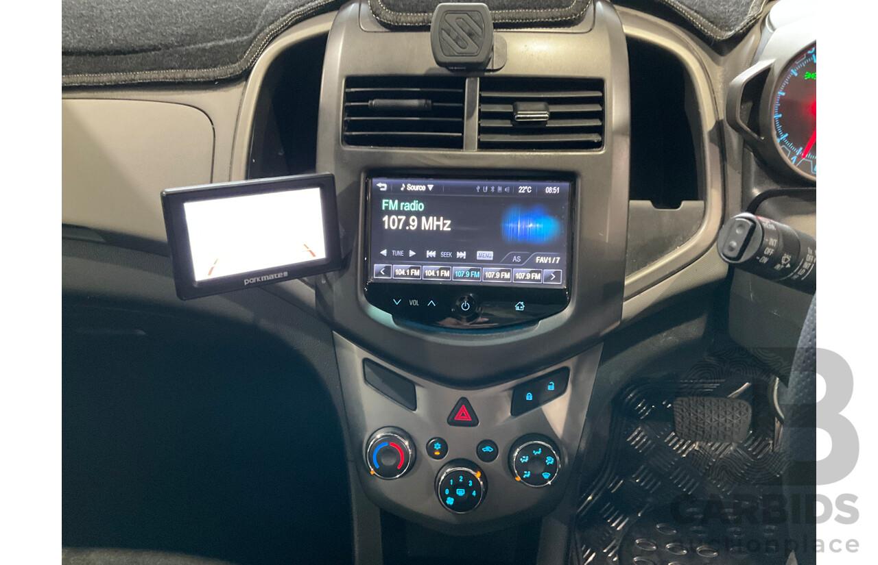 10/2014 Holden Barina CD TM MY14 4d Sedan Boracay Blue Metallic 1.6L