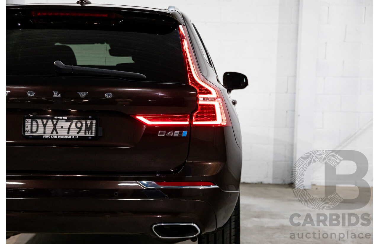 06/2018 Volvo XC60 D4 Inscription (AWD) AWD 246 MY19 4d Wagon Maple Brown Metallic Turbo Diesel 2.0L