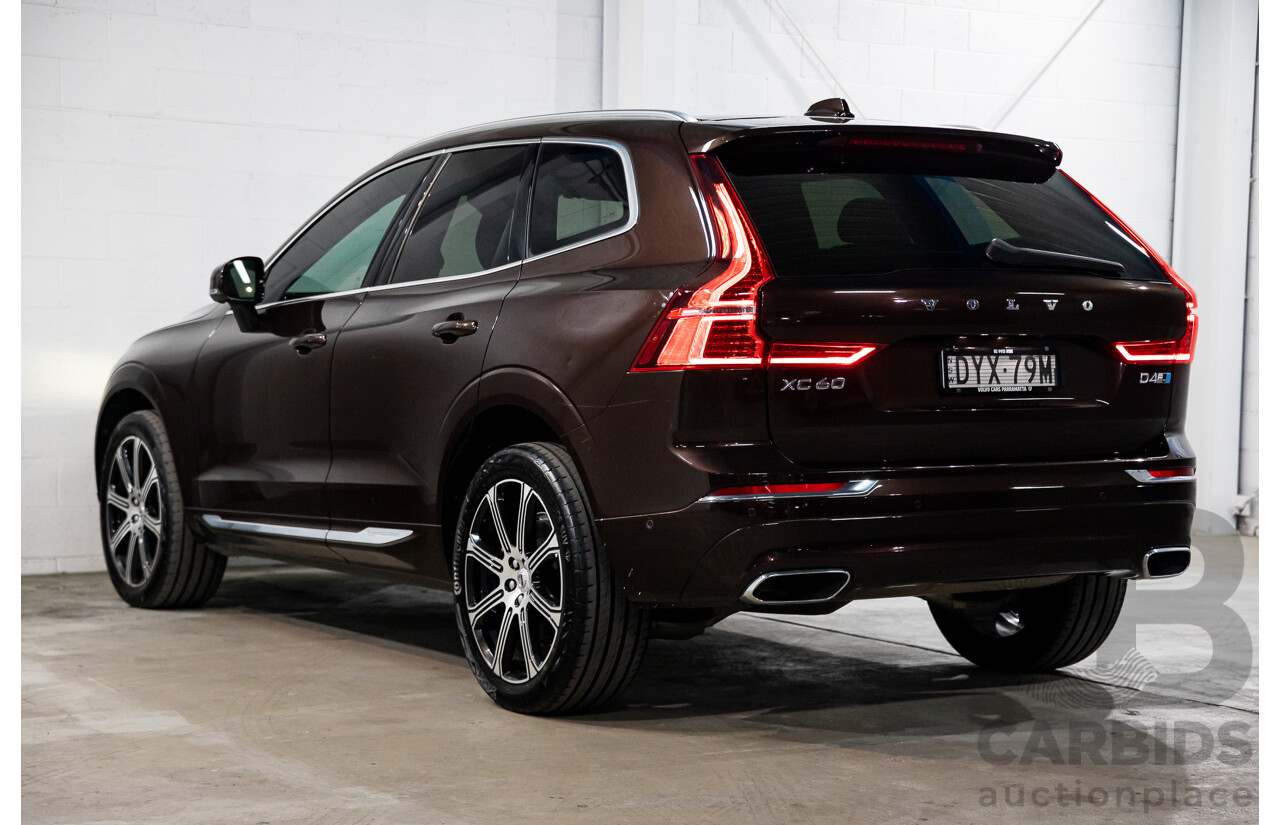 06/2018 Volvo XC60 D4 Inscription (AWD) AWD 246 MY19 4d Wagon Maple Brown Metallic Turbo Diesel 2.0L