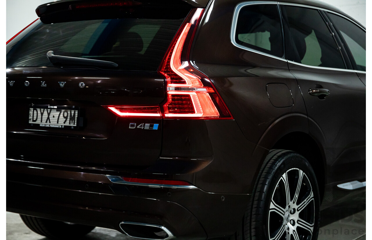 06/2018 Volvo XC60 D4 Inscription (AWD) AWD 246 MY19 4d Wagon Maple Brown Metallic Turbo Diesel 2.0L