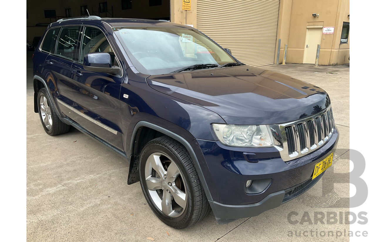 6/2012 Jeep Grand Cherokee Laredo (4x4) WK MY12 4d Wagon True Blue Pearl V6 3.6L