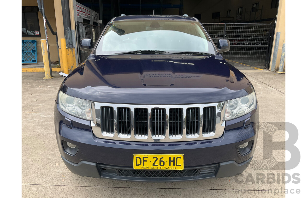 6/2012 Jeep Grand Cherokee Laredo (4x4) WK MY12 4d Wagon True Blue Pearl V6 3.6L