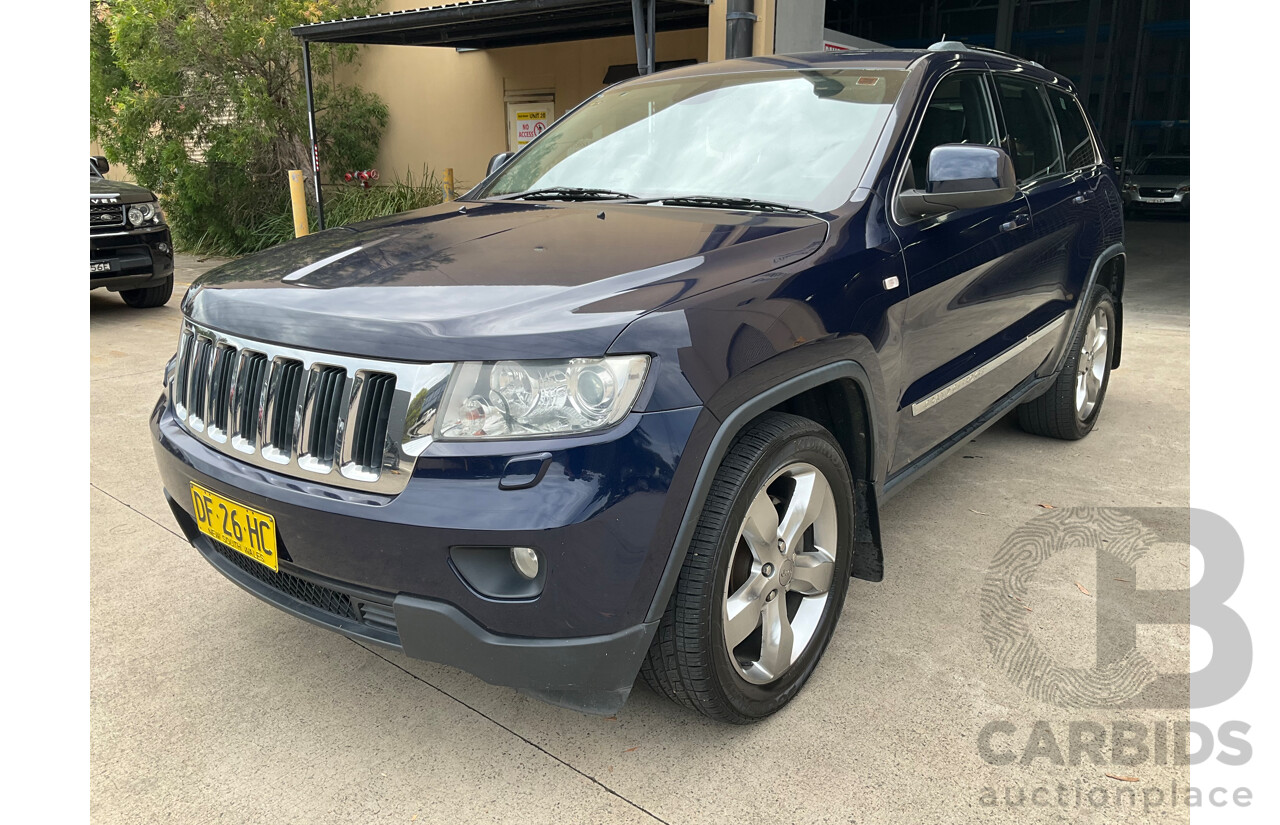 6/2012 Jeep Grand Cherokee Laredo (4x4) WK MY12 4d Wagon True Blue Pearl V6 3.6L