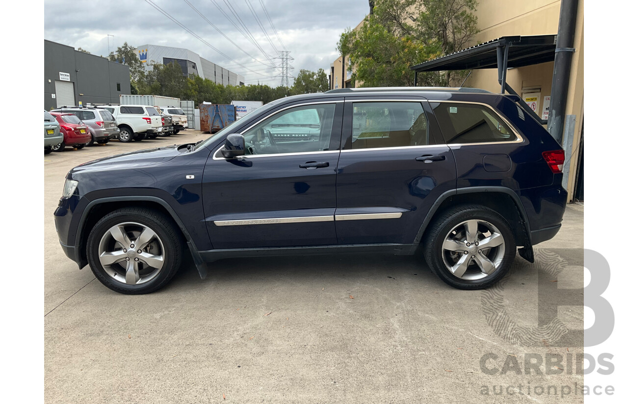 6/2012 Jeep Grand Cherokee Laredo (4x4) WK MY12 4d Wagon True Blue Pearl V6 3.6L