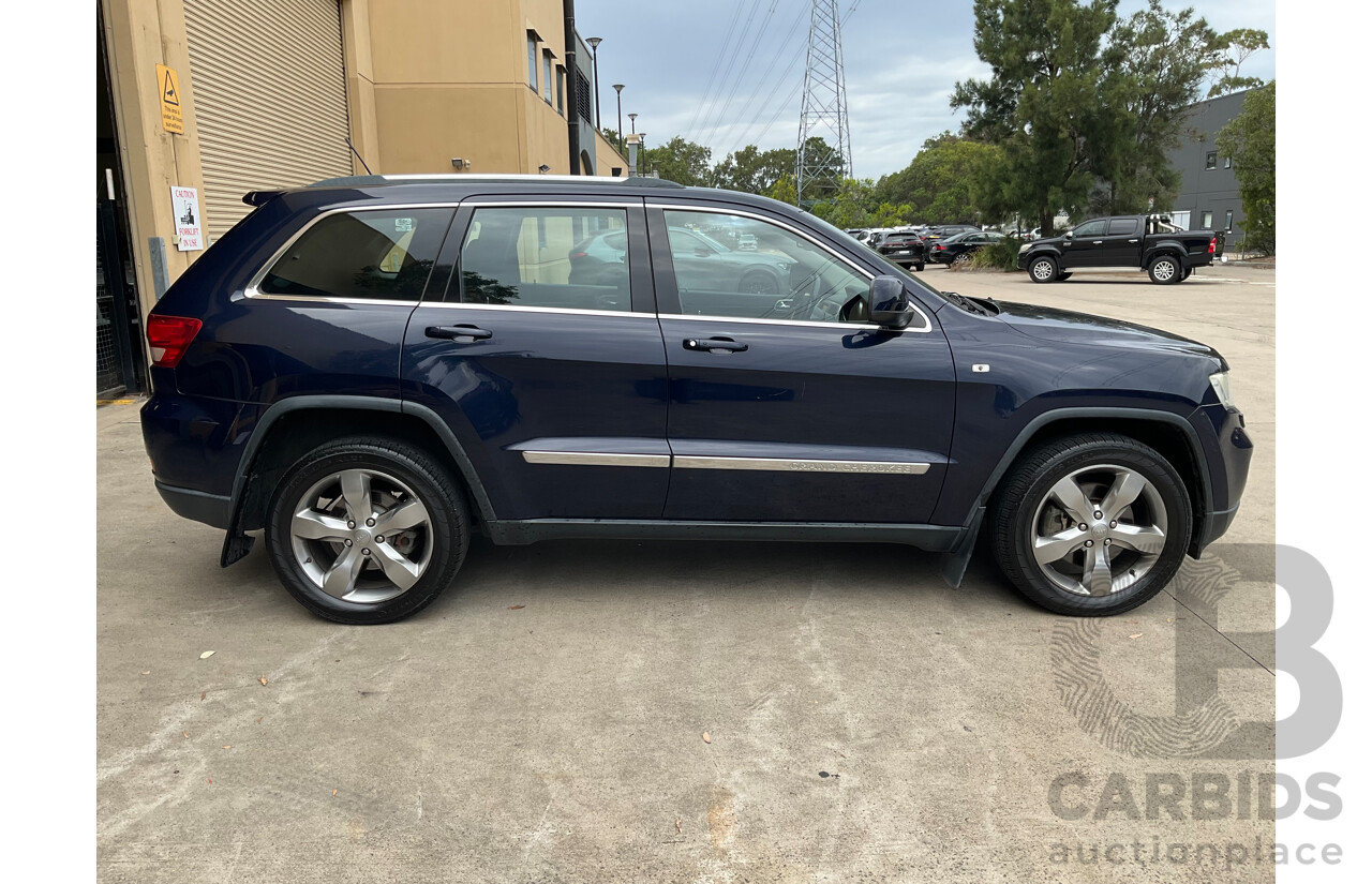 6/2012 Jeep Grand Cherokee Laredo (4x4) WK MY12 4d Wagon True Blue Pearl V6 3.6L