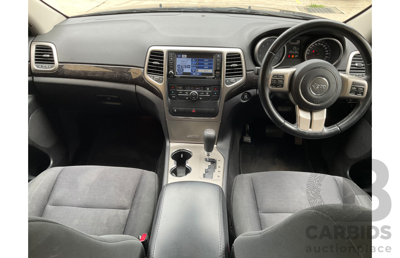 6/2012 Jeep Grand Cherokee Laredo (4x4) WK MY12 4d Wagon True Blue Pearl V6 3.6L