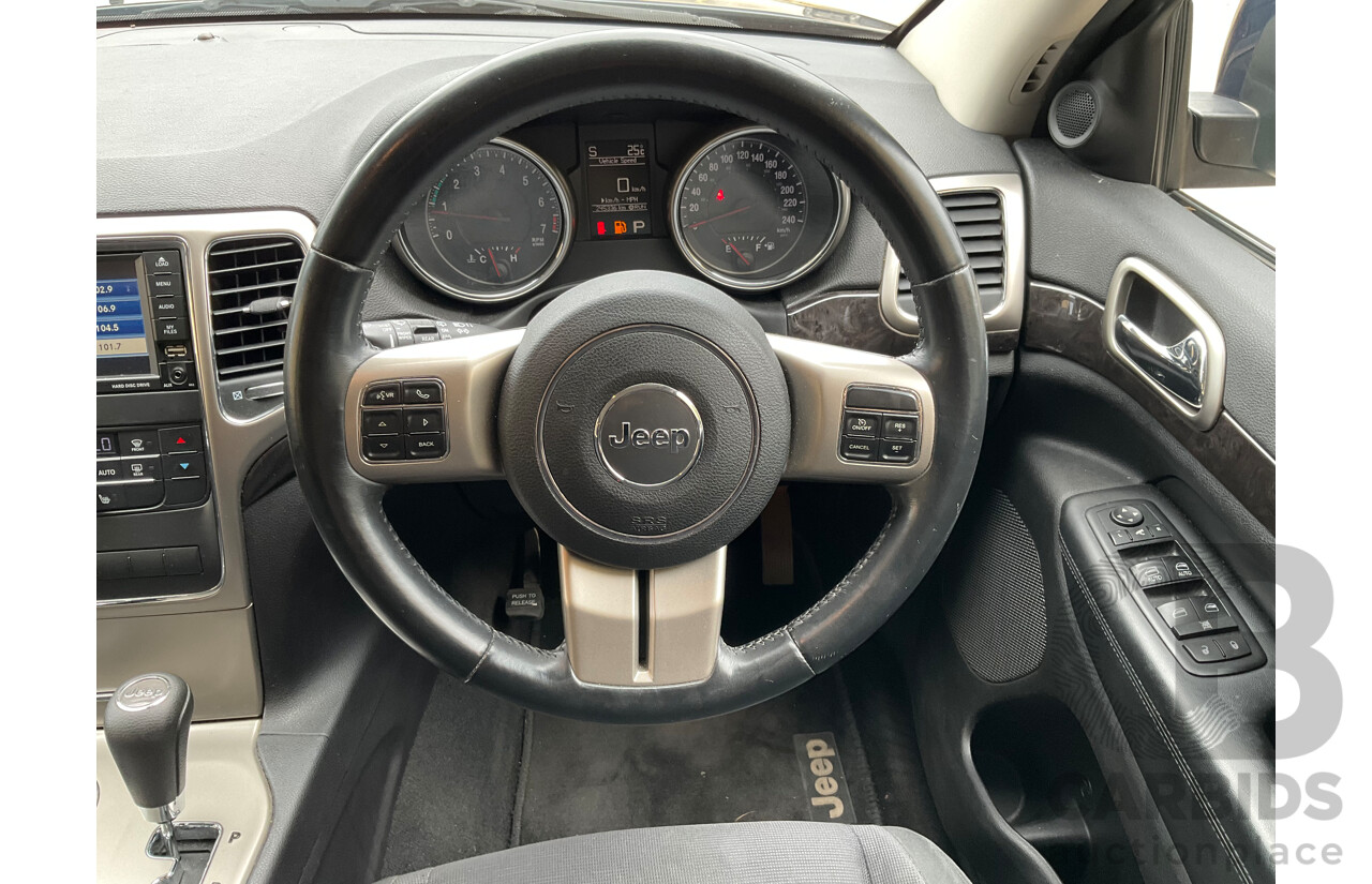 6/2012 Jeep Grand Cherokee Laredo (4x4) WK MY12 4d Wagon True Blue Pearl V6 3.6L