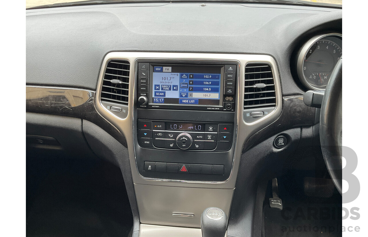 6/2012 Jeep Grand Cherokee Laredo (4x4) WK MY12 4d Wagon True Blue Pearl V6 3.6L