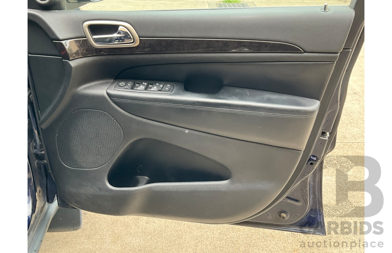 6/2012 Jeep Grand Cherokee Laredo (4x4) WK MY12 4d Wagon True Blue Pearl V6 3.6L