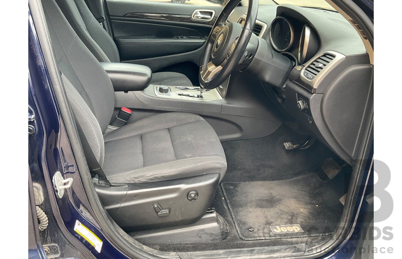 6/2012 Jeep Grand Cherokee Laredo (4x4) WK MY12 4d Wagon True Blue Pearl V6 3.6L