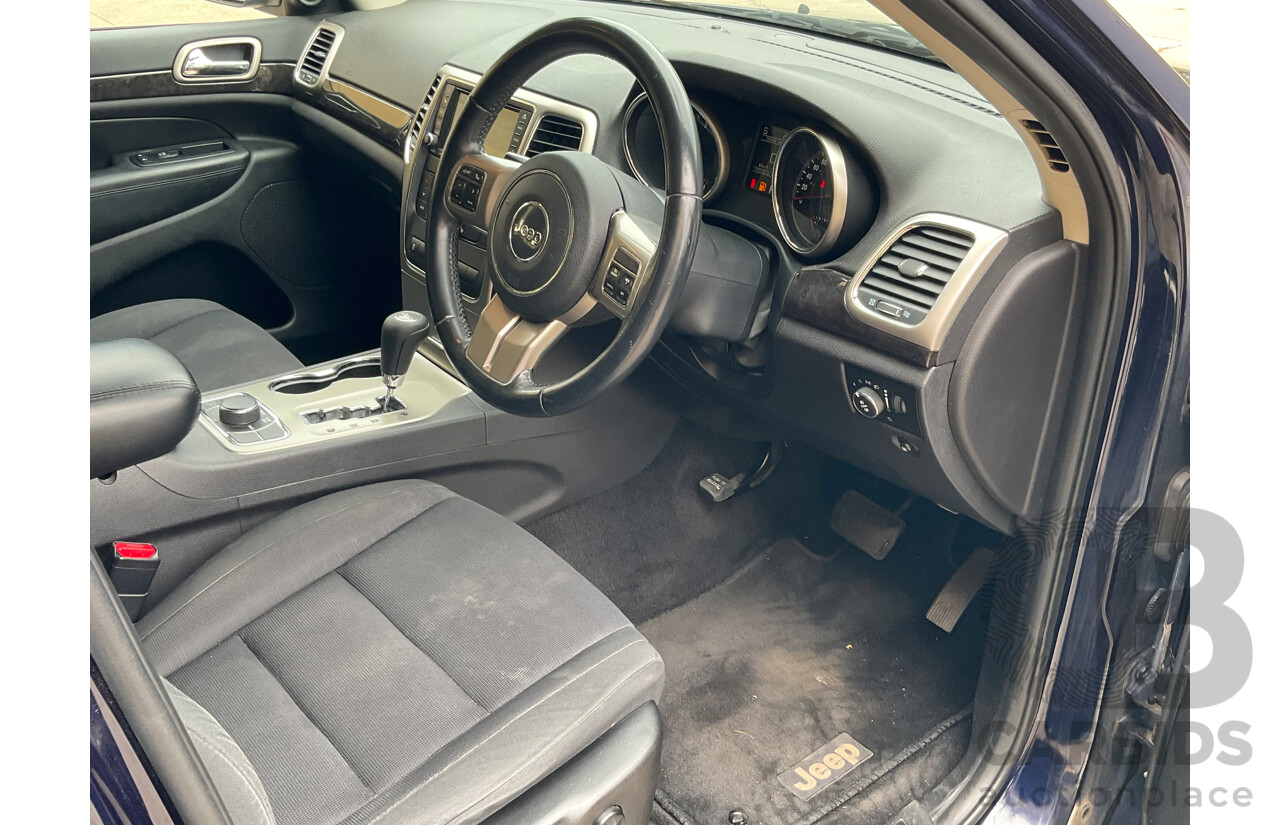 6/2012 Jeep Grand Cherokee Laredo (4x4) WK MY12 4d Wagon True Blue Pearl V6 3.6L