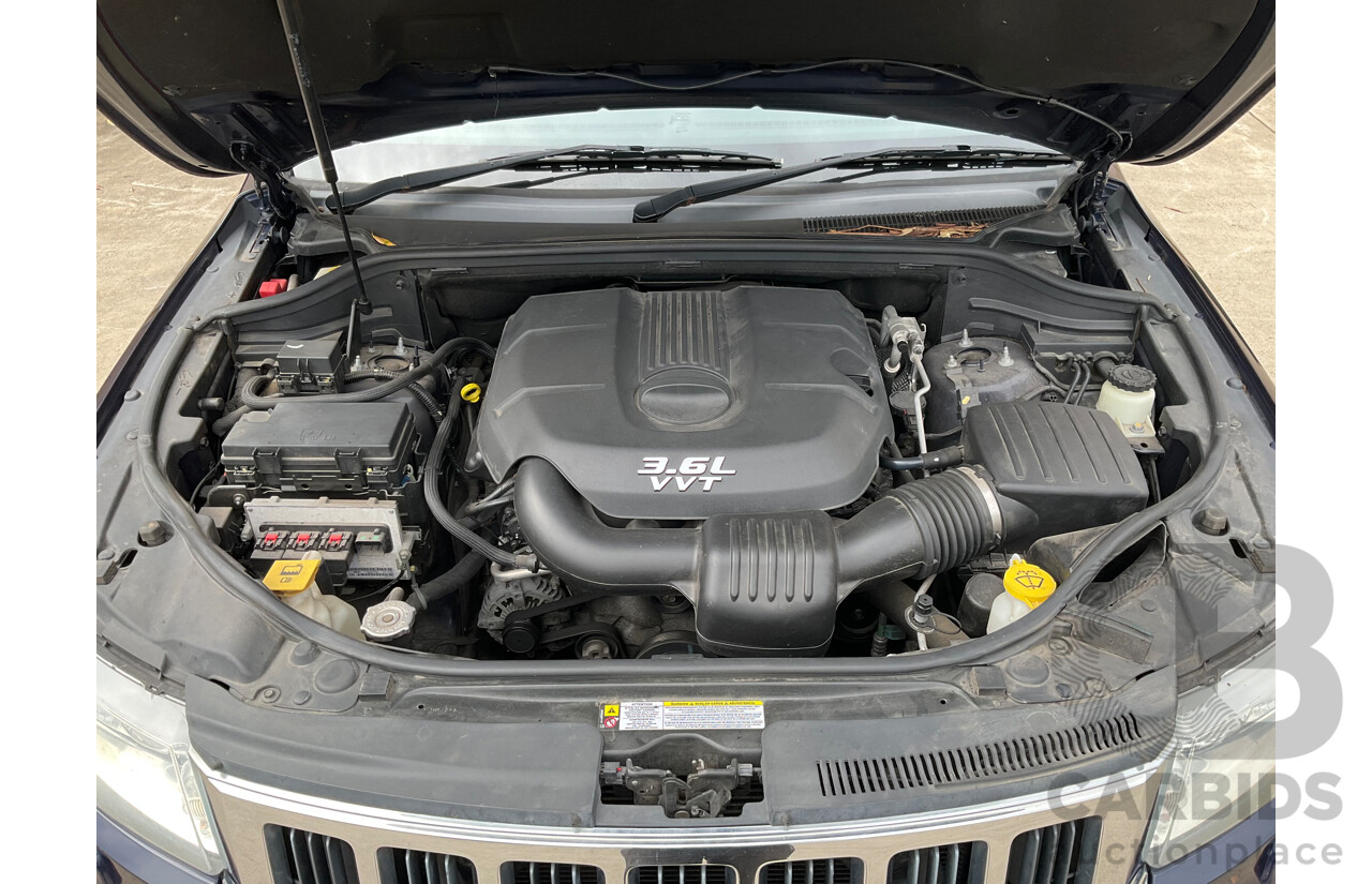 6/2012 Jeep Grand Cherokee Laredo (4x4) WK MY12 4d Wagon True Blue Pearl V6 3.6L