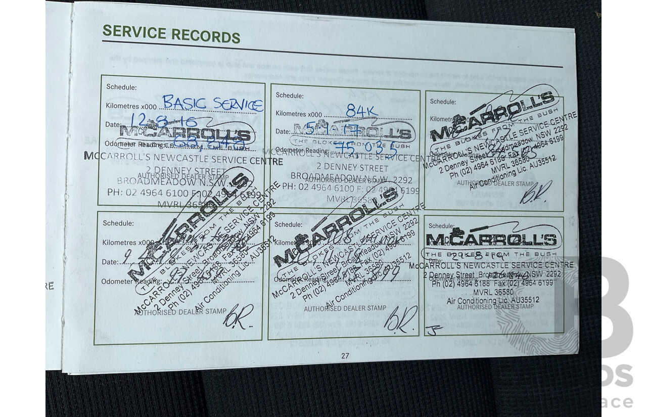 6/2012 Jeep Grand Cherokee Laredo (4x4) WK MY12 4d Wagon True Blue Pearl V6 3.6L