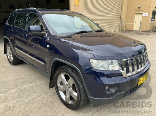 6/2012 Jeep Grand Cherokee Laredo (4x4) WK MY12 4d Wagon True Blue Pearl V6 3.6L
