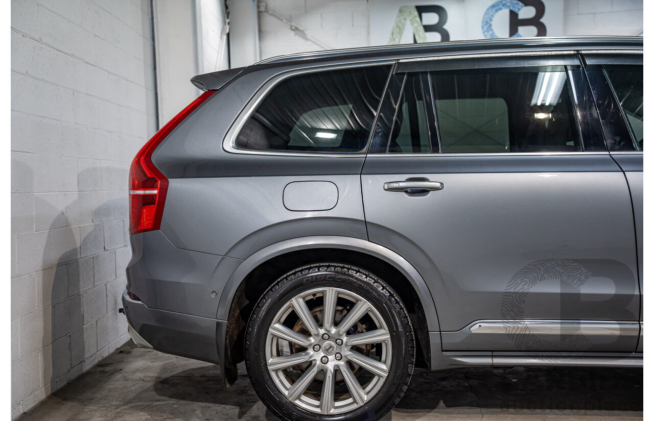 7/2015 Volvo Xc90 D5 2.0 Inscription 256 MY16 4d Wagon Osmium Grey Metallic Twin Turbo Diesel 2.0L - 7 Seater