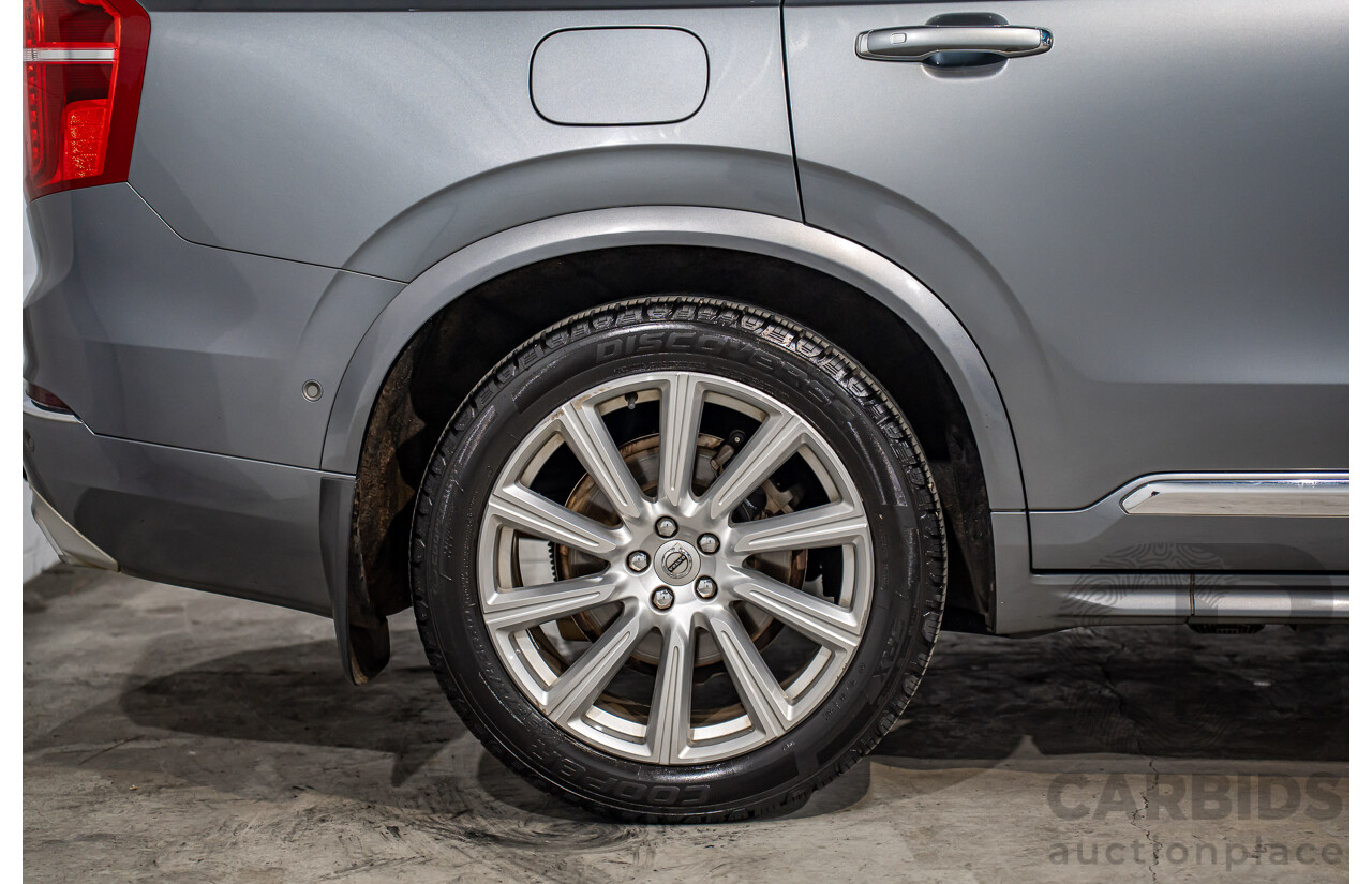 7/2015 Volvo Xc90 D5 2.0 Inscription 256 MY16 4d Wagon Osmium Grey Metallic Twin Turbo Diesel 2.0L - 7 Seater
