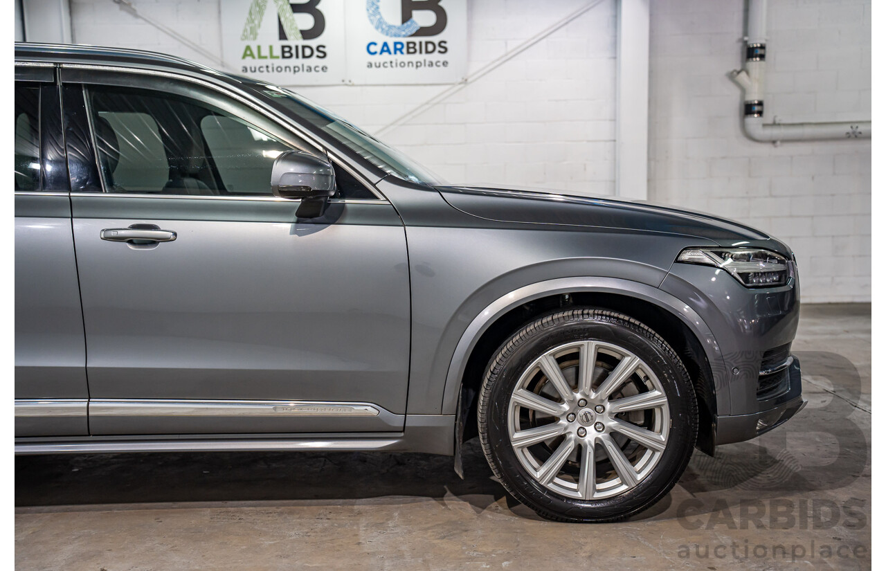 7/2015 Volvo Xc90 D5 2.0 Inscription 256 MY16 4d Wagon Osmium Grey Metallic Twin Turbo Diesel 2.0L - 7 Seater