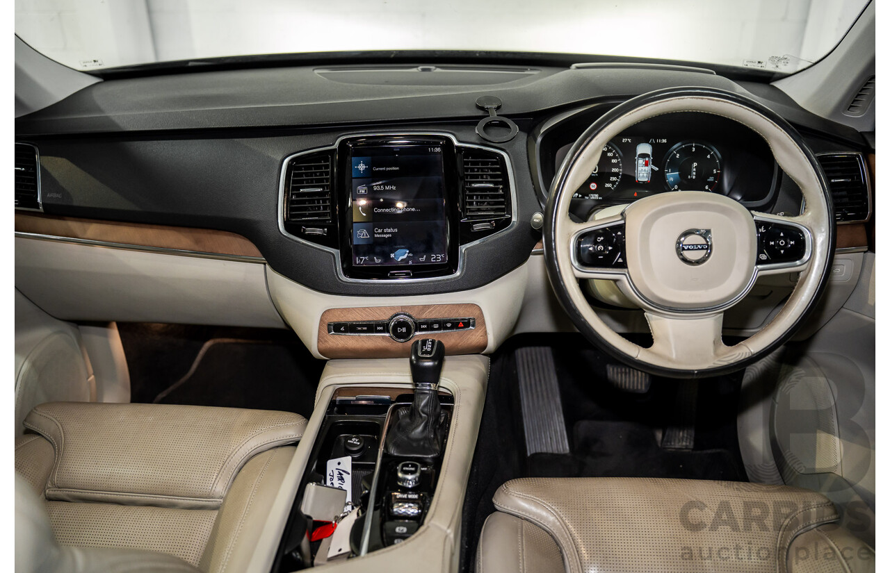 7/2015 Volvo Xc90 D5 2.0 Inscription 256 MY16 4d Wagon Osmium Grey Metallic Twin Turbo Diesel 2.0L - 7 Seater