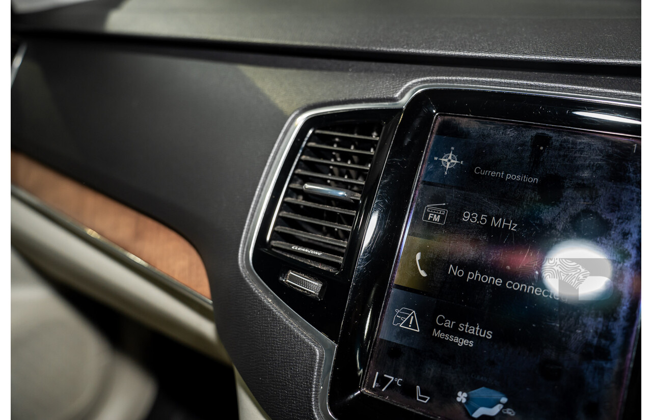 7/2015 Volvo Xc90 D5 2.0 Inscription 256 MY16 4d Wagon Osmium Grey Metallic Twin Turbo Diesel 2.0L - 7 Seater