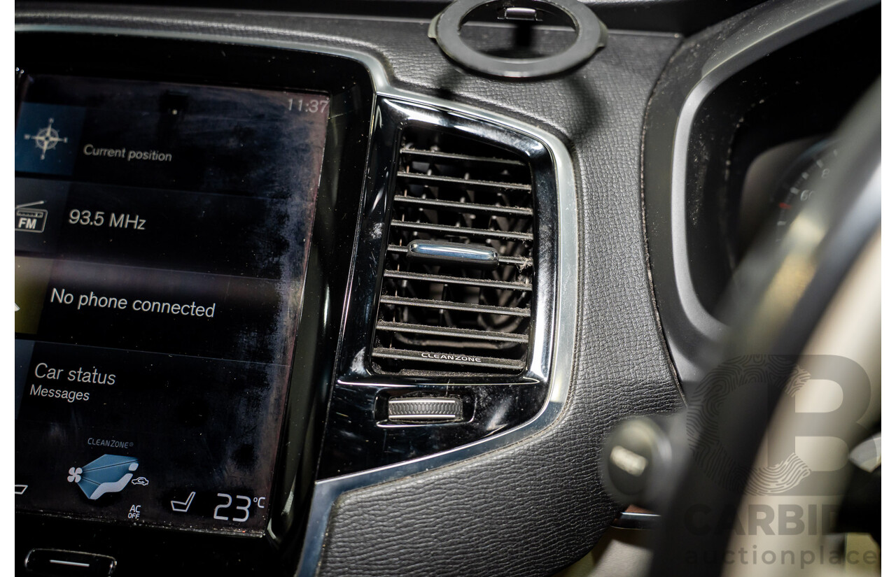 7/2015 Volvo Xc90 D5 2.0 Inscription 256 MY16 4d Wagon Osmium Grey Metallic Twin Turbo Diesel 2.0L - 7 Seater