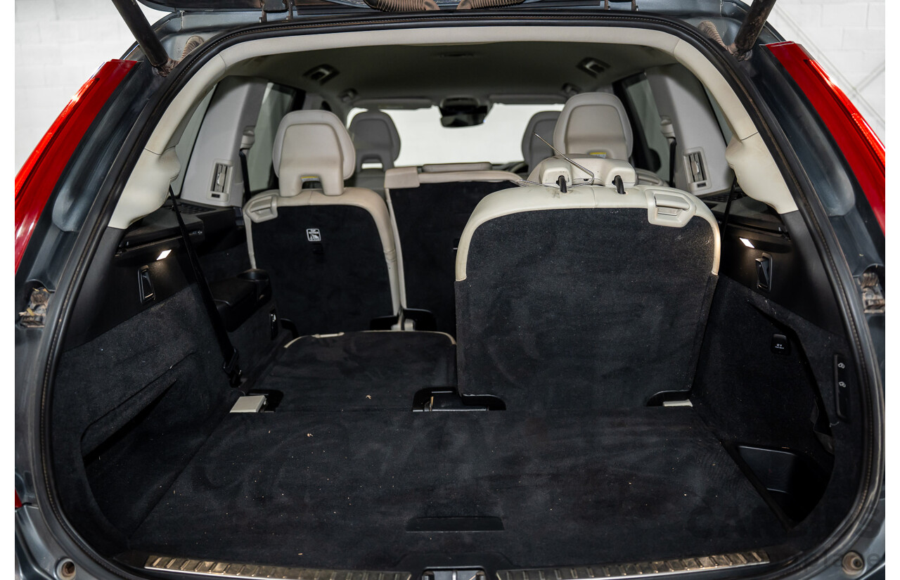 7/2015 Volvo Xc90 D5 2.0 Inscription 256 MY16 4d Wagon Osmium Grey Metallic Twin Turbo Diesel 2.0L - 7 Seater