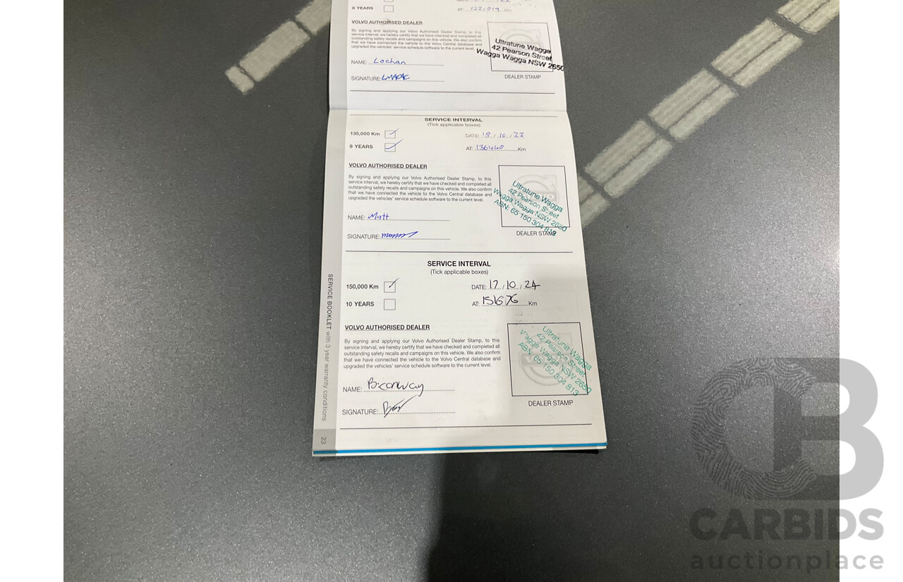 7/2015 Volvo Xc90 D5 2.0 Inscription 256 MY16 4d Wagon Osmium Grey Metallic Twin Turbo Diesel 2.0L - 7 Seater