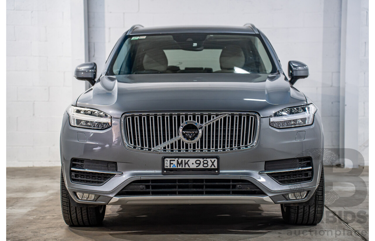 7/2015 Volvo Xc90 D5 2.0 Inscription 256 MY16 4d Wagon Osmium Grey Metallic Twin Turbo Diesel 2.0L - 7 Seater