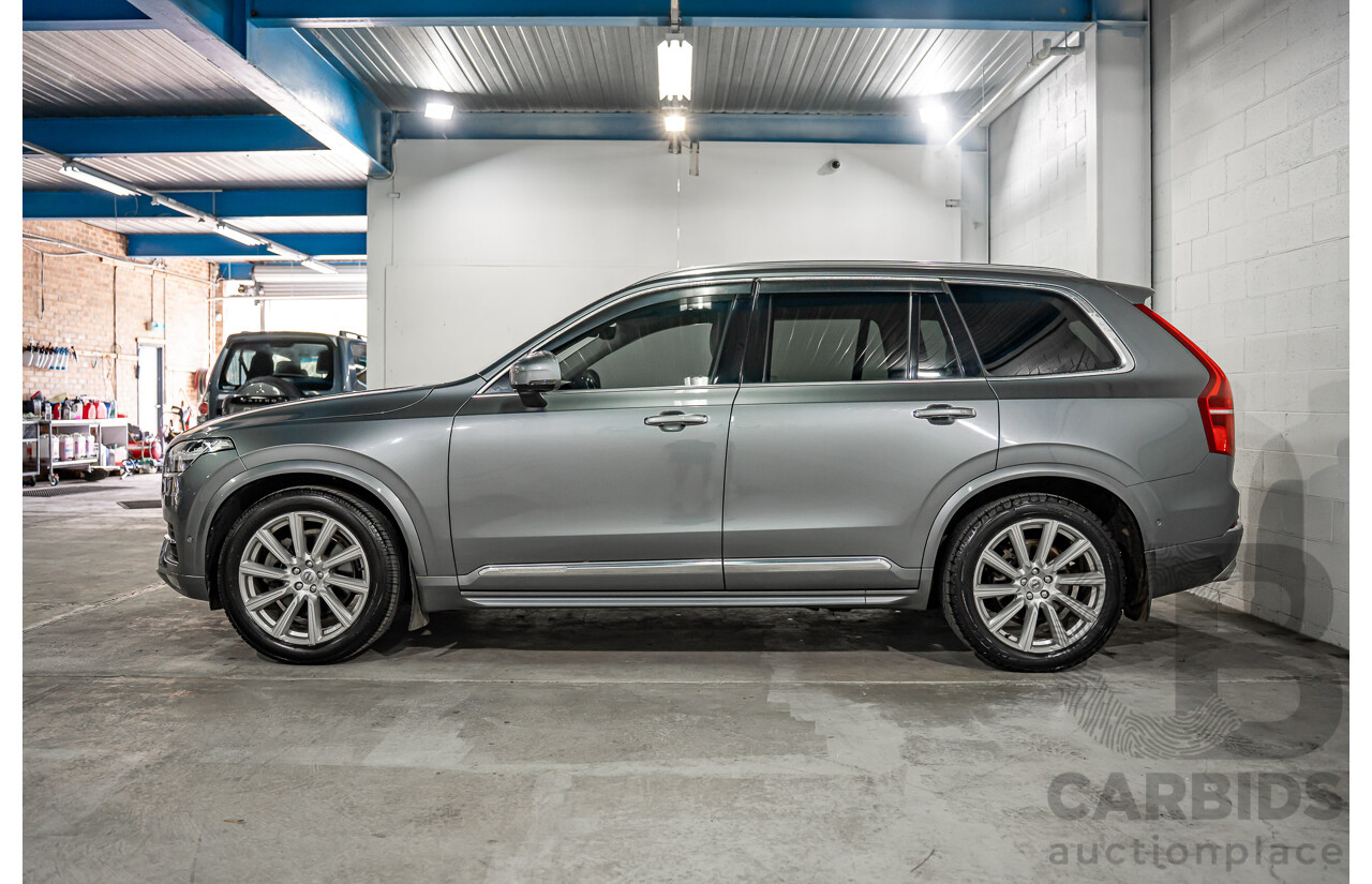 7/2015 Volvo Xc90 D5 2.0 Inscription 256 MY16 4d Wagon Osmium Grey Metallic Twin Turbo Diesel 2.0L - 7 Seater