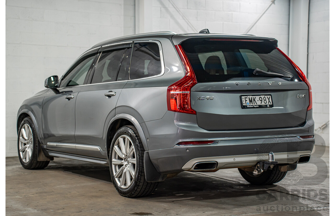 7/2015 Volvo Xc90 D5 2.0 Inscription 256 MY16 4d Wagon Osmium Grey Metallic Twin Turbo Diesel 2.0L - 7 Seater
