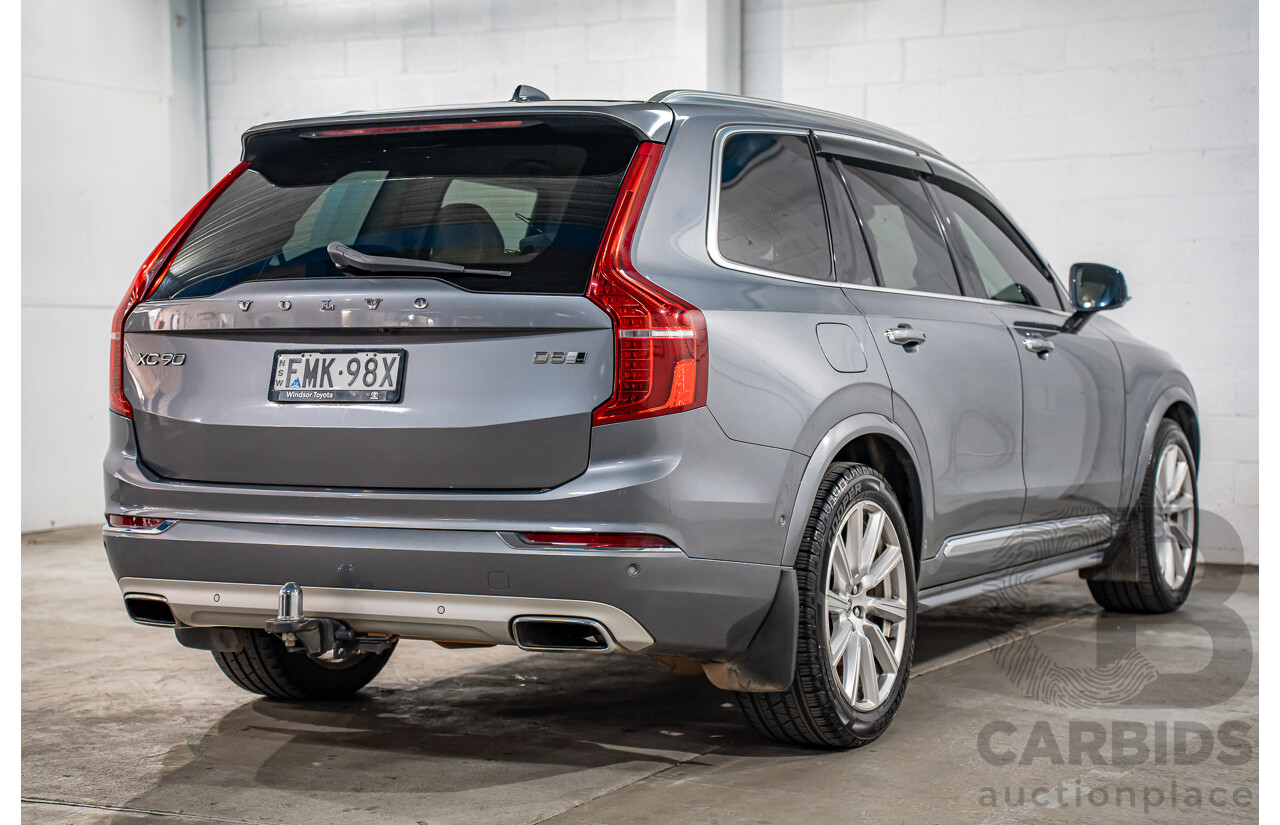 7/2015 Volvo Xc90 D5 2.0 Inscription 256 MY16 4d Wagon Osmium Grey Metallic Twin Turbo Diesel 2.0L - 7 Seater