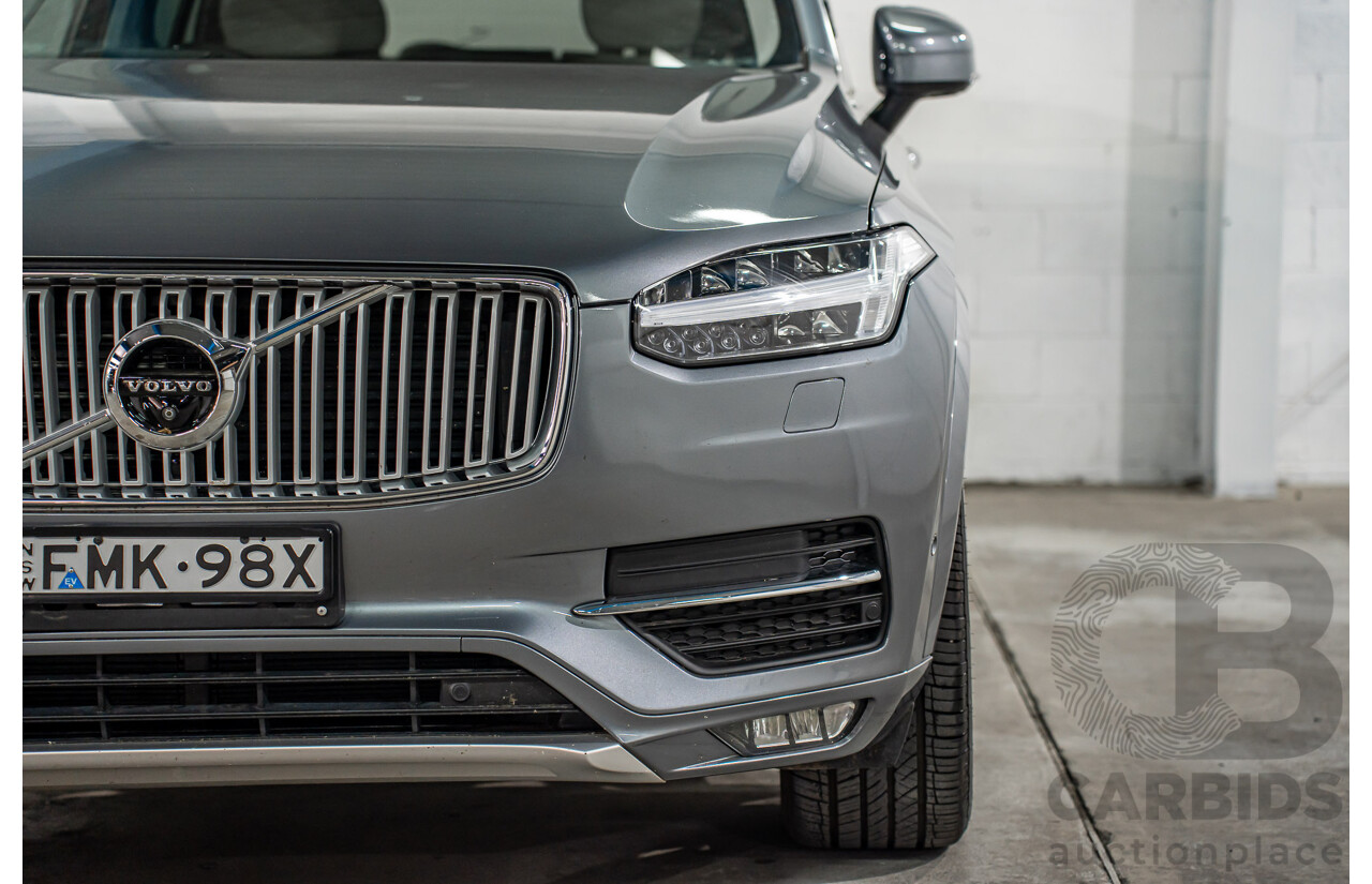 7/2015 Volvo Xc90 D5 2.0 Inscription 256 MY16 4d Wagon Osmium Grey Metallic Twin Turbo Diesel 2.0L - 7 Seater