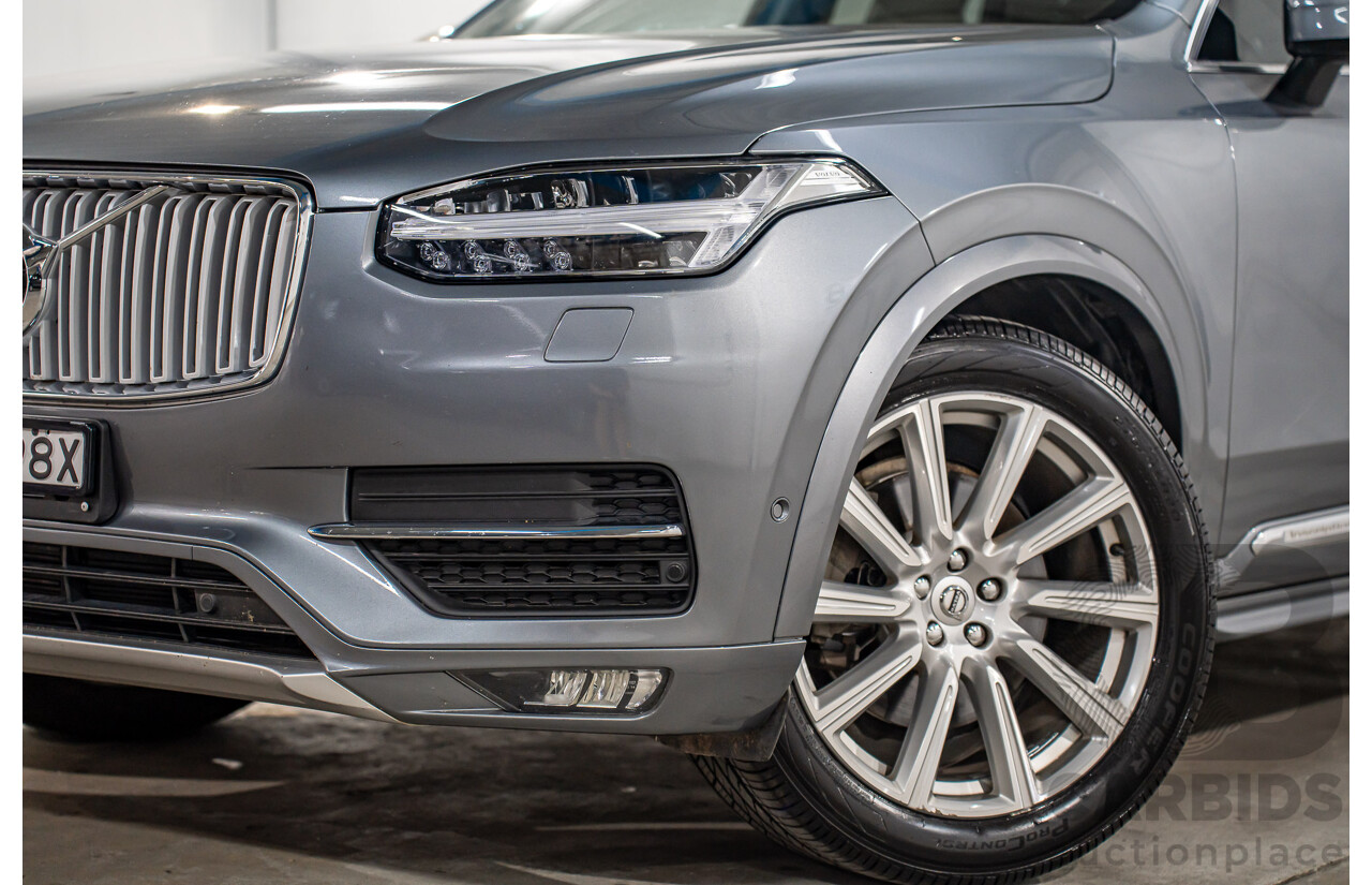 7/2015 Volvo Xc90 D5 2.0 Inscription 256 MY16 4d Wagon Osmium Grey Metallic Twin Turbo Diesel 2.0L - 7 Seater