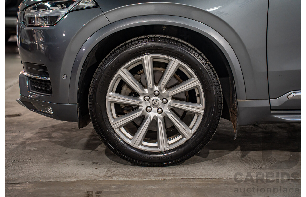 7/2015 Volvo Xc90 D5 2.0 Inscription 256 MY16 4d Wagon Osmium Grey Metallic Twin Turbo Diesel 2.0L - 7 Seater