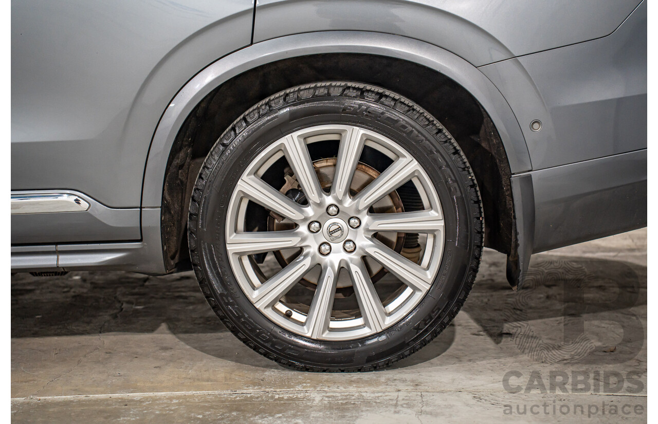 7/2015 Volvo Xc90 D5 2.0 Inscription 256 MY16 4d Wagon Osmium Grey Metallic Twin Turbo Diesel 2.0L - 7 Seater