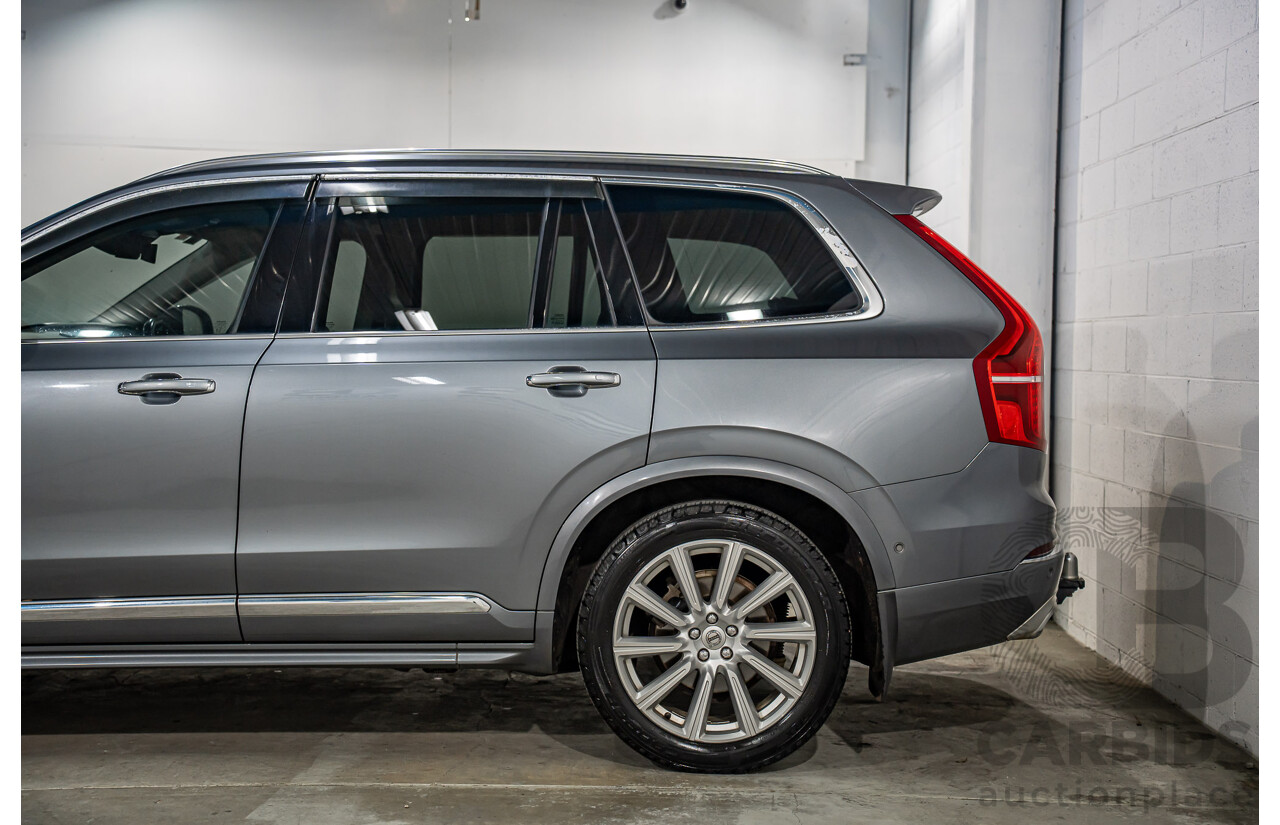 7/2015 Volvo Xc90 D5 2.0 Inscription 256 MY16 4d Wagon Osmium Grey Metallic Twin Turbo Diesel 2.0L - 7 Seater