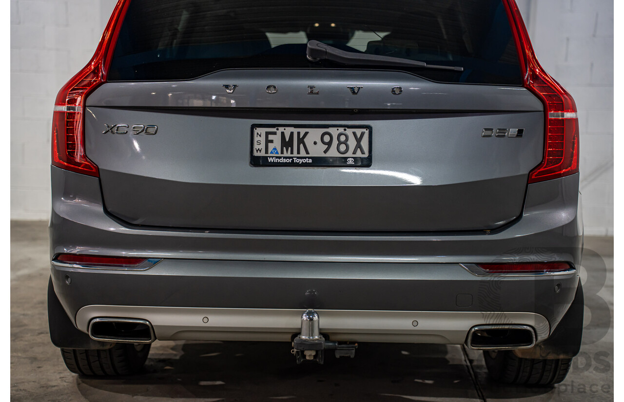 7/2015 Volvo Xc90 D5 2.0 Inscription 256 MY16 4d Wagon Osmium Grey Metallic Twin Turbo Diesel 2.0L - 7 Seater