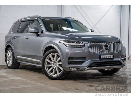 7/2015 Volvo Xc90 D5 2.0 Inscription 256 MY16 4d Wagon Osmium Grey Metallic Twin Turbo Diesel 2.0L - 7 Seater