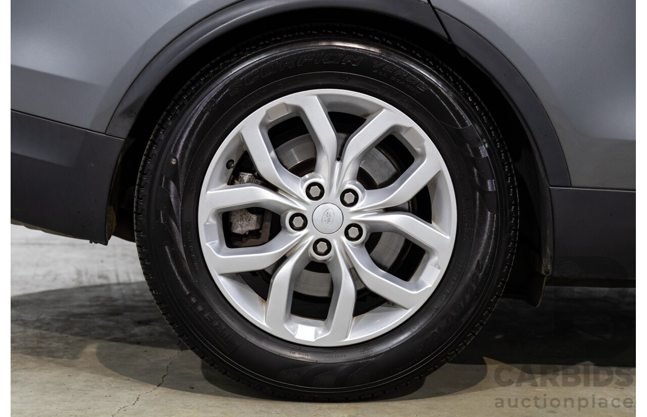 11/2017 Land Rover Discovery SD4 SE (177kW 4WD) MY17 4d Wagon Corris Grey Metallic Turbo Diesel 2.0L