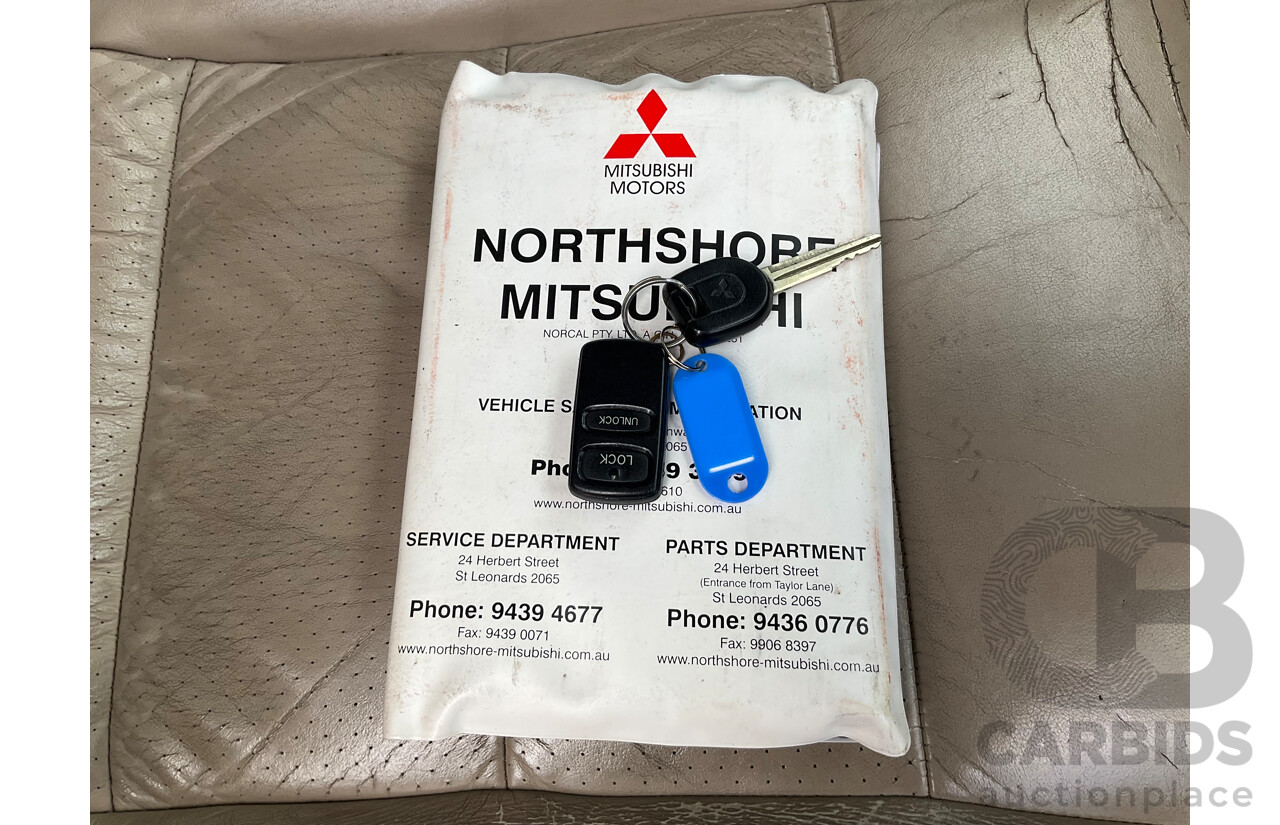 8/2000 Mitsubishi Pajero Exceed GLS LWB (4x4) NL 4d Wagon White 3.5L