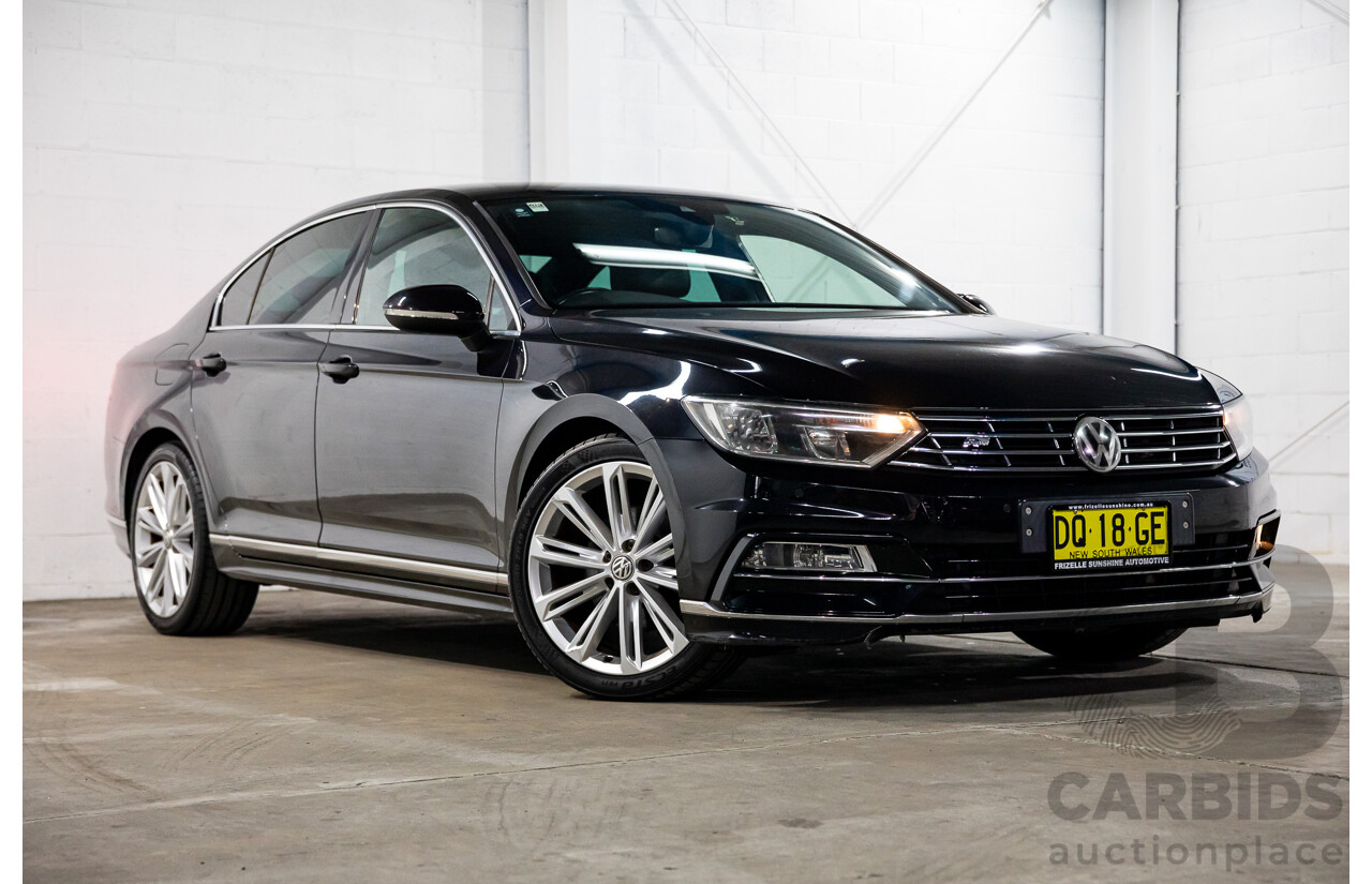 07/2016 Volkswagen Passat 132 TSI Comfortline (FWD) 3C MY16 4d Wagon Deep Black Pearl Turbo 1.8L