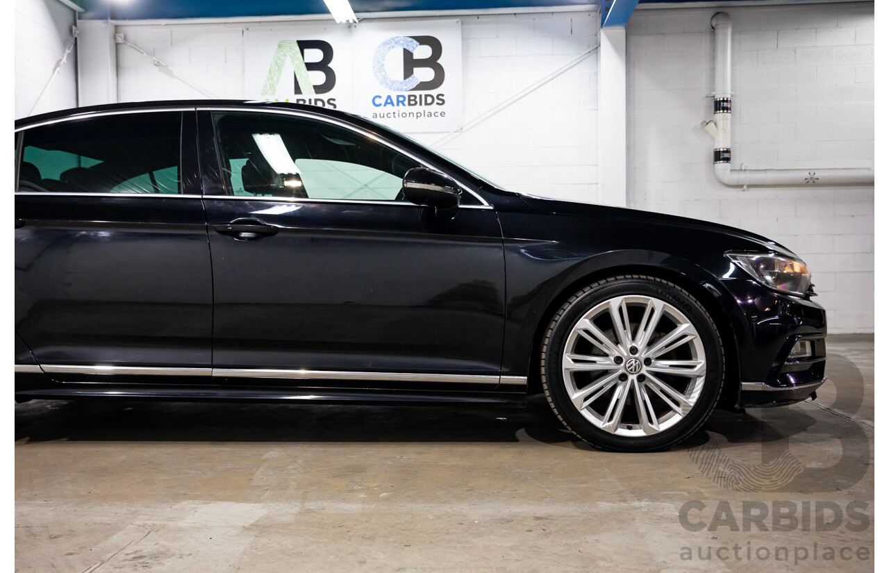 07/2016 Volkswagen Passat 132 TSI Comfortline (FWD) 3C MY16 4d Wagon Deep Black Pearl Turbo 1.8L