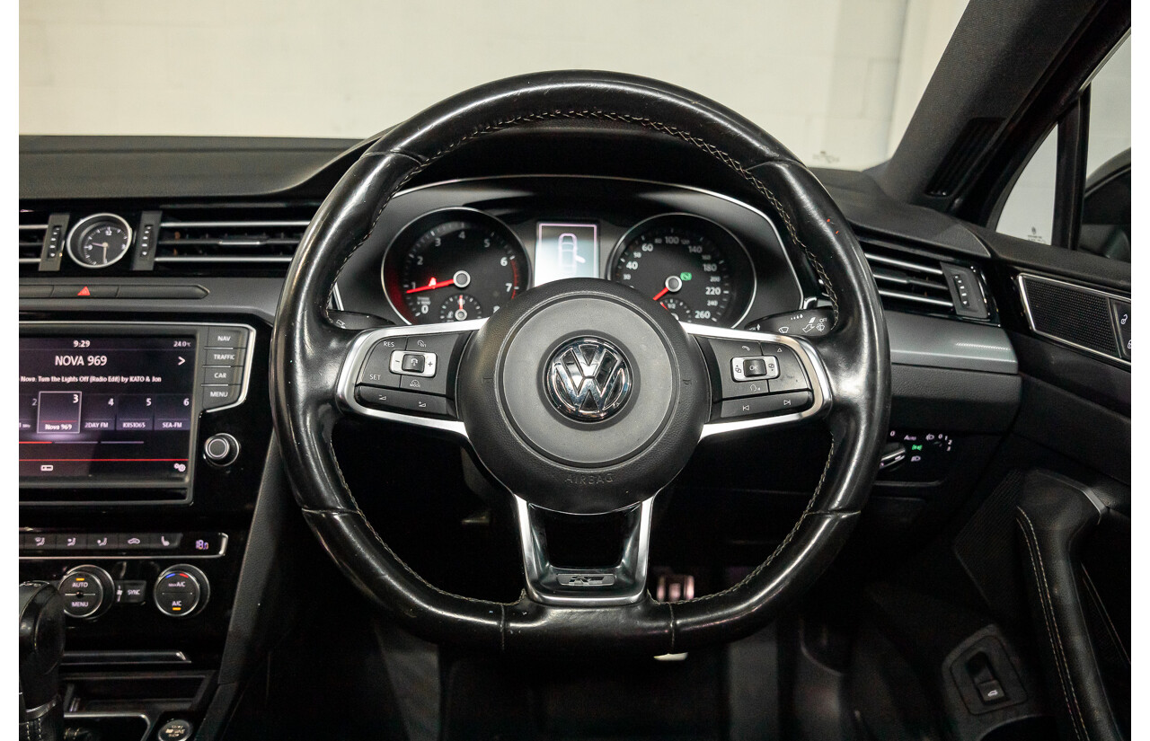 07/2016 Volkswagen Passat 132 TSI Comfortline (FWD) 3C MY16 4d Wagon Deep Black Pearl Turbo 1.8L