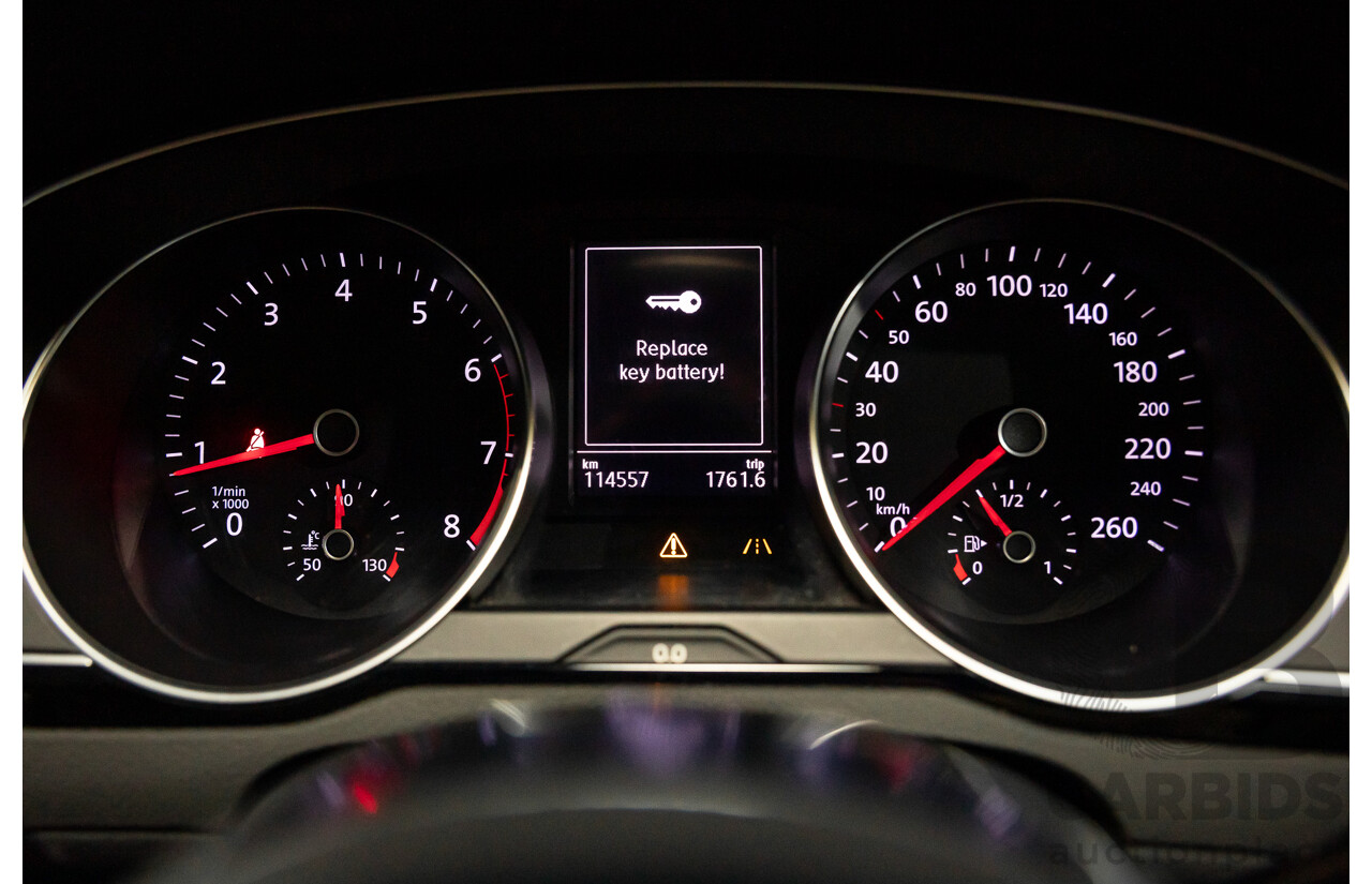 07/2016 Volkswagen Passat 132 TSI Comfortline (FWD) 3C MY16 4d Wagon Deep Black Pearl Turbo 1.8L