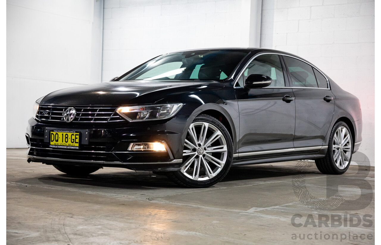 07/2016 Volkswagen Passat 132 TSI Comfortline (FWD) 3C MY16 4d Wagon Deep Black Pearl Turbo 1.8L