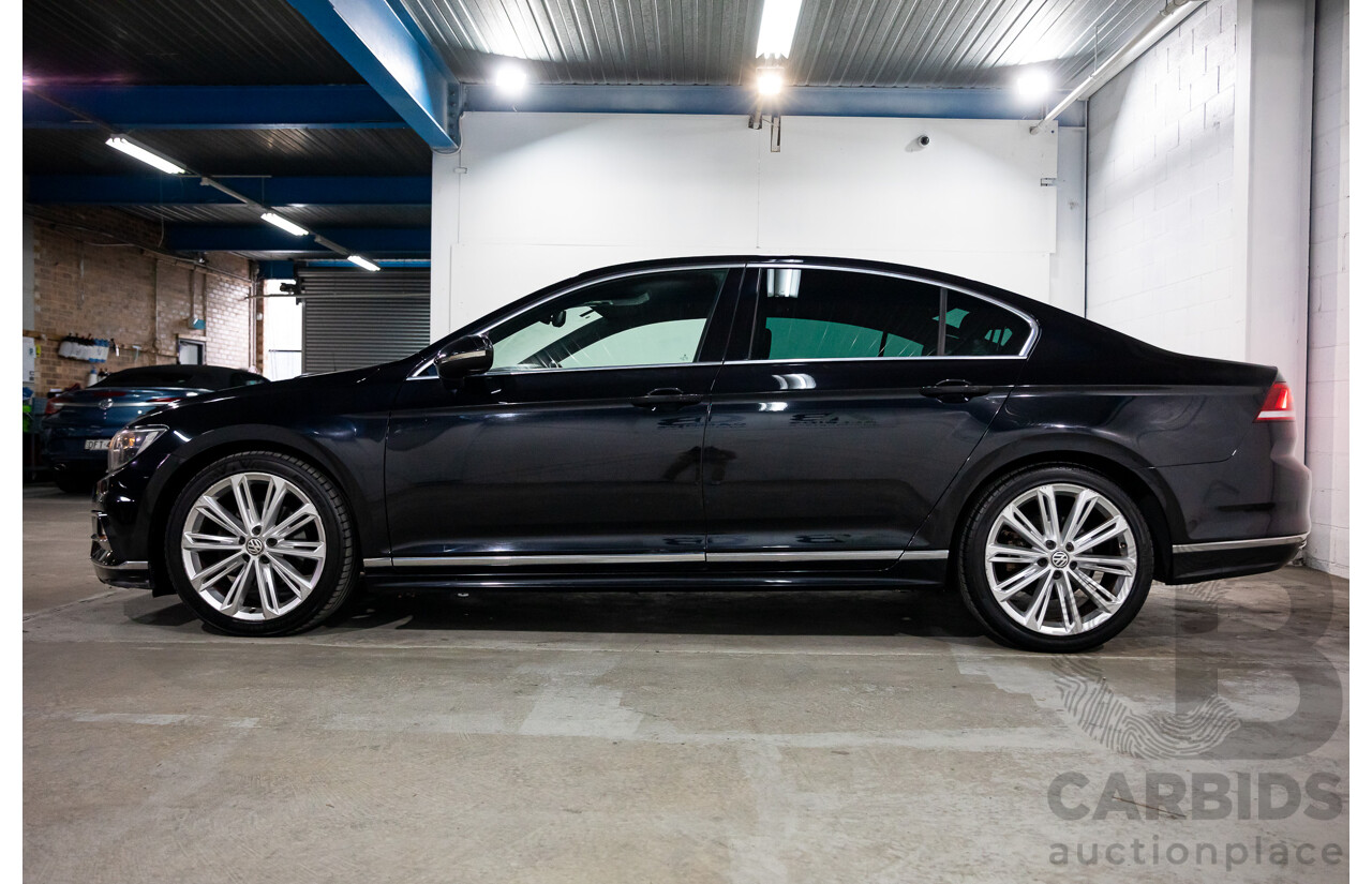 07/2016 Volkswagen Passat 132 TSI Comfortline (FWD) 3C MY16 4d Wagon Deep Black Pearl Turbo 1.8L