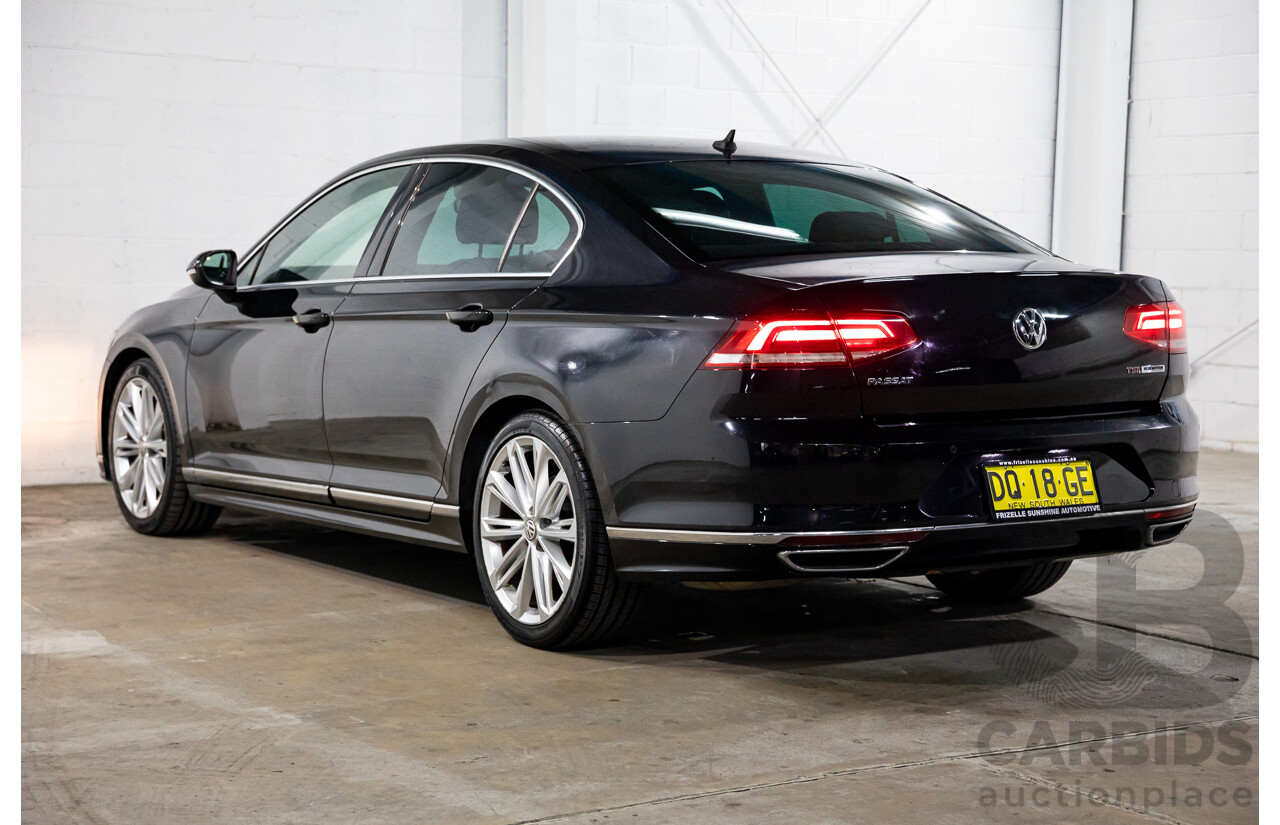 07/2016 Volkswagen Passat 132 TSI Comfortline (FWD) 3C MY16 4d Wagon Deep Black Pearl Turbo 1.8L