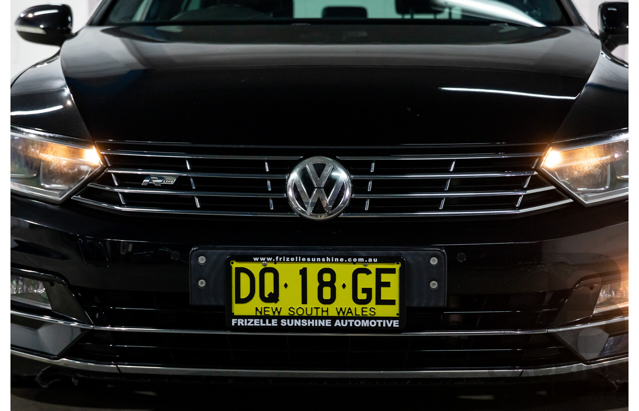 07/2016 Volkswagen Passat 132 TSI Comfortline (FWD) 3C MY16 4d Wagon Deep Black Pearl Turbo 1.8L
