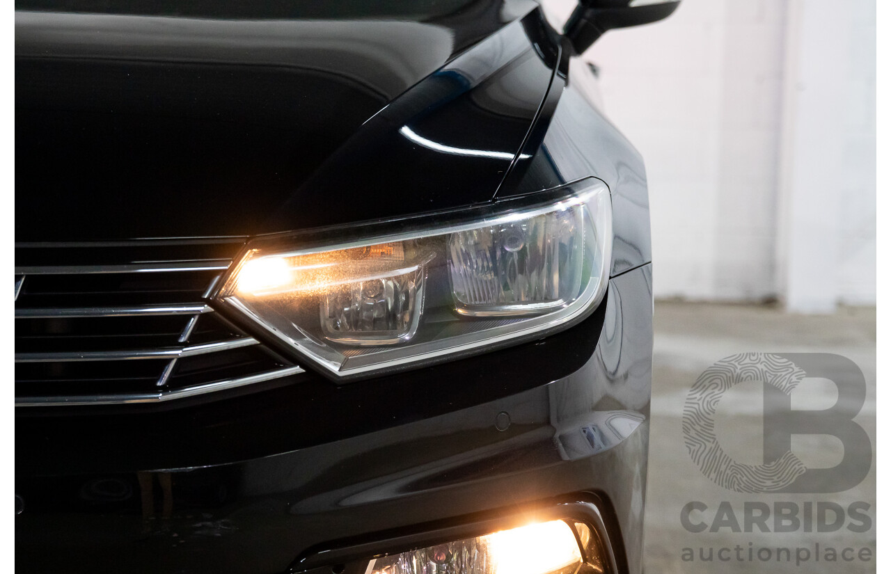 07/2016 Volkswagen Passat 132 TSI Comfortline (FWD) 3C MY16 4d Wagon Deep Black Pearl Turbo 1.8L